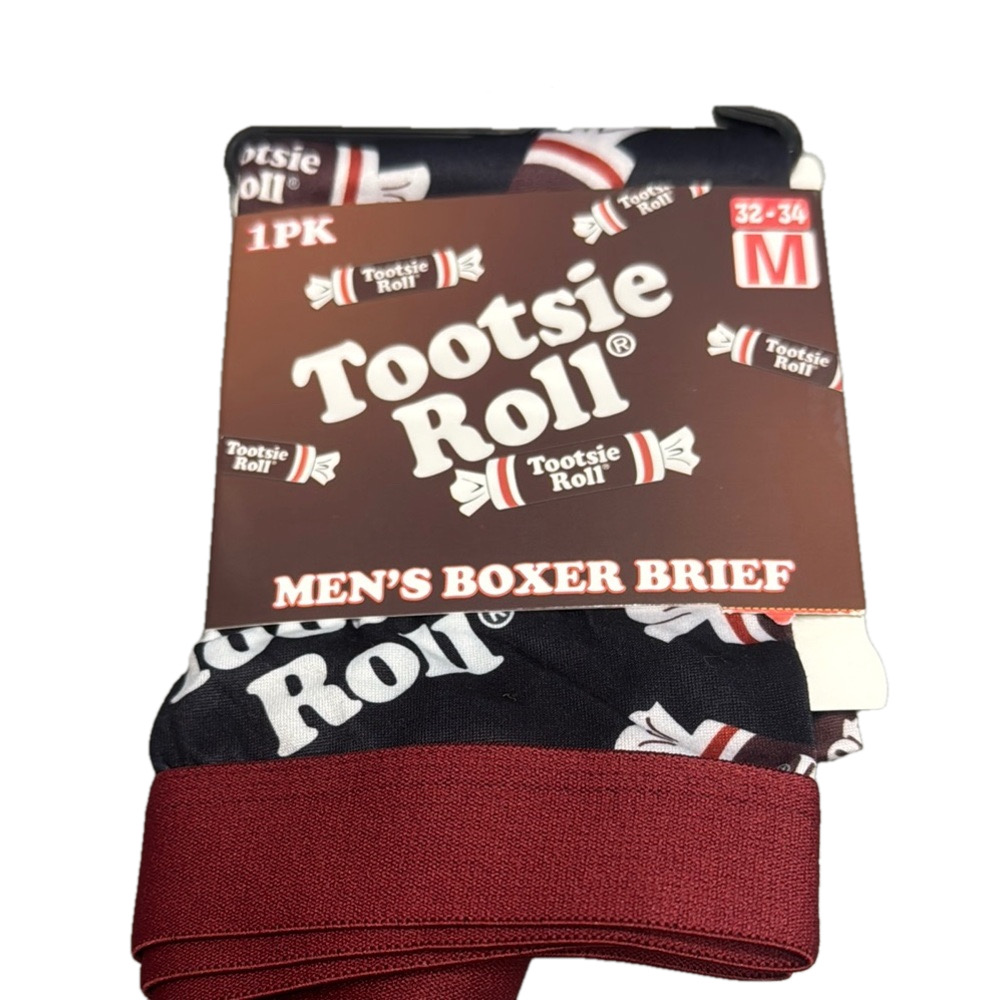 Tootsie Roll Boxer Briefs Black and Red Premium Comfort NWT